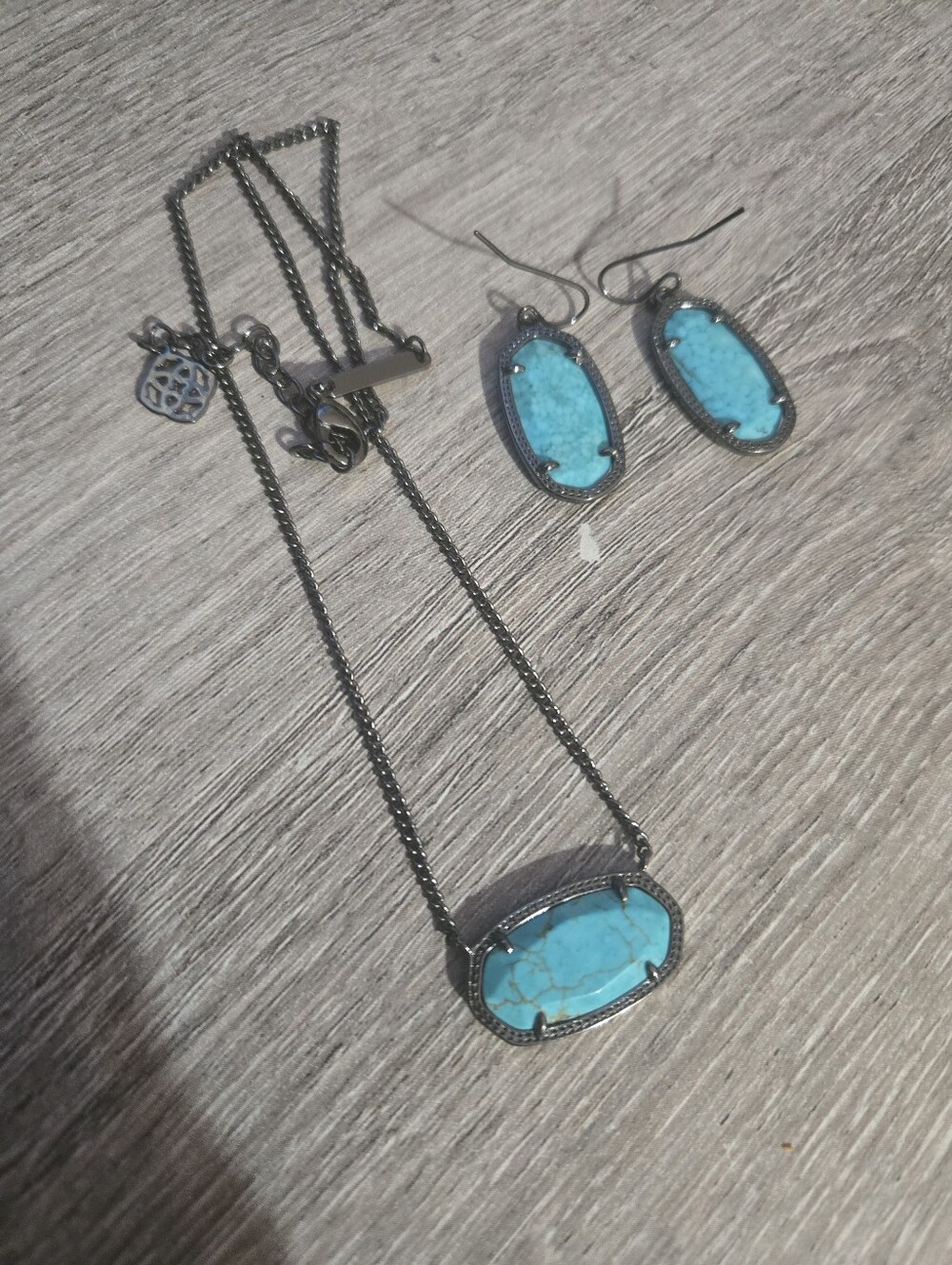 Kendra Scott Gunmetal Set